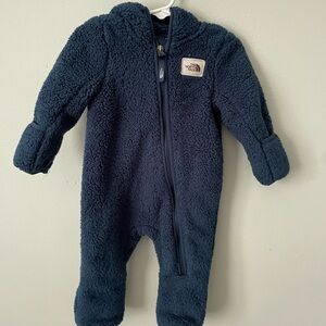 North Face baby navy bunting